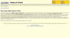 Desktop Screenshot of airtickets.askmaps.com